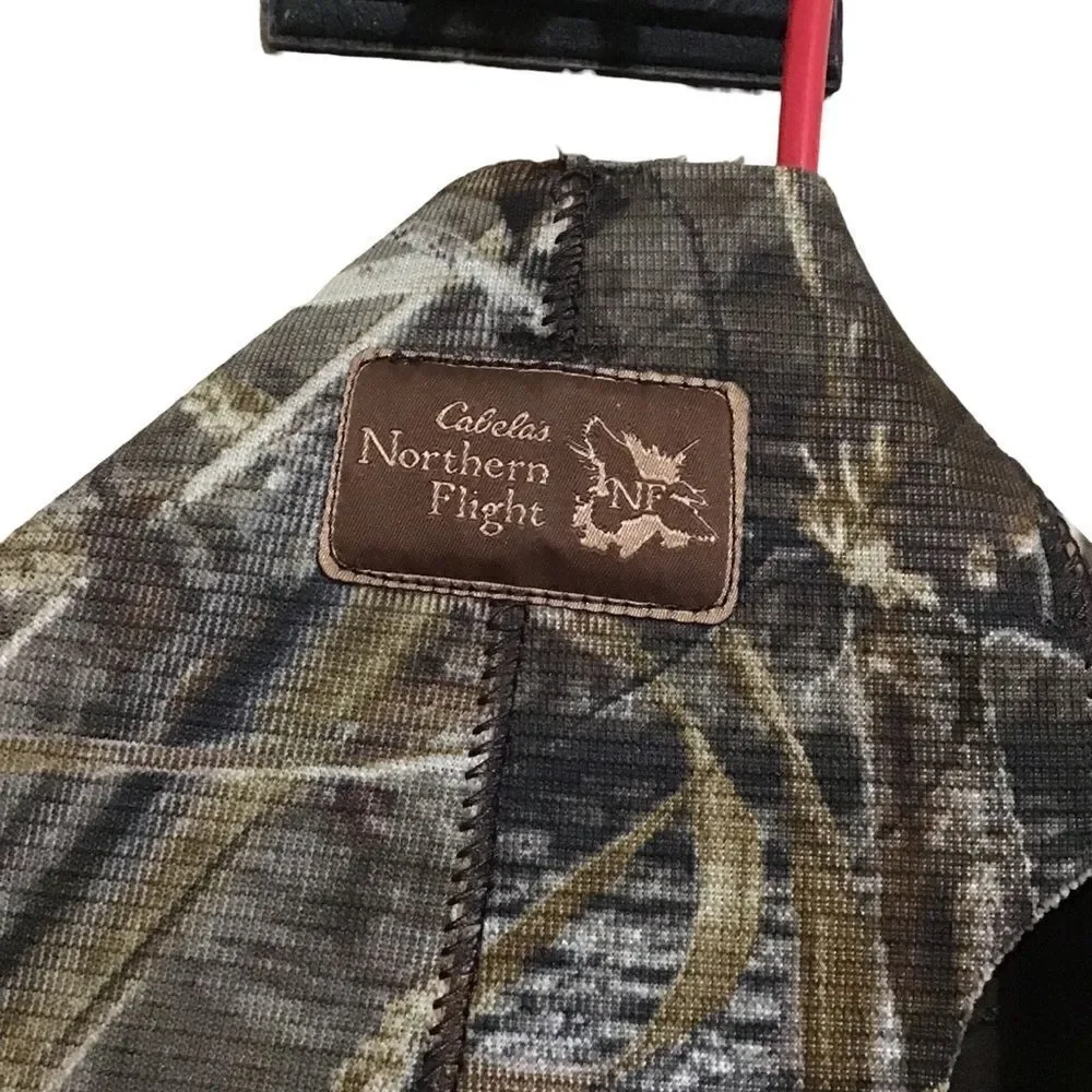 Cabela’s Northern Flight Camouflage Neoprene Hunting Dog Vest Sz‎ L